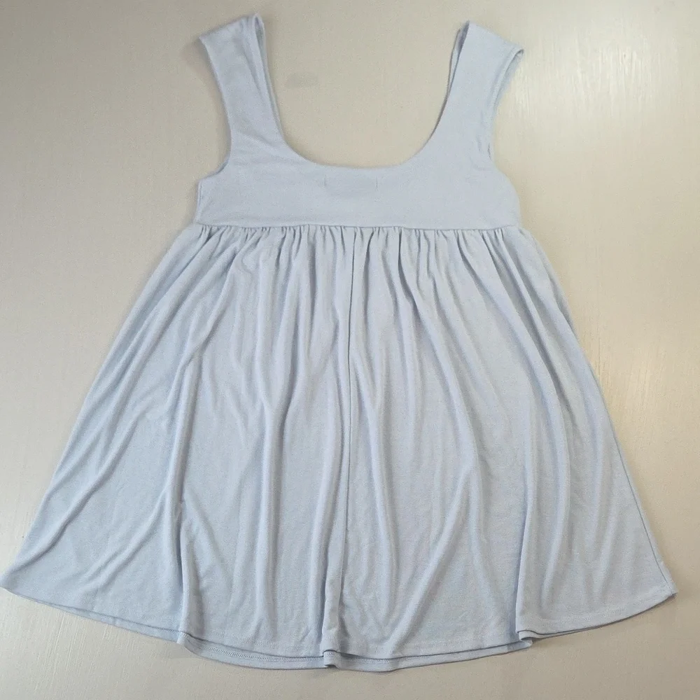 FP Beach By Free People Mazarine Mini Dress in Ballad Blue - Picture 2 of 10